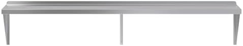 AmGood 18" x 72" Stainless Steel Wall Shelf | Appliance & Equipment Metal Shelving | Kitchen, Restaurant, Garage, Laundry, Utility Room | Heavy Duty | Turned-Down Edge | NSF Certified - Image 4