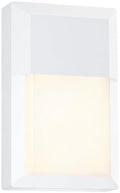 LIT-PaTH Outdoor Wall Light Fixture, Aluminum, LED 3000K, White, 1 Pack by LIT-PaTH
