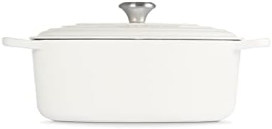 Le Creuset Enameled Cast Iron Oval Dutch Oven, 6.75 qt., White - Image 4
