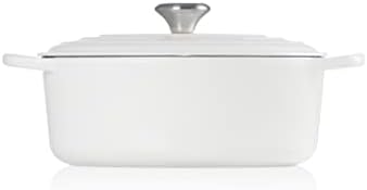 Le Creuset Enameled Cast Iron Oval Dutch Oven, 5 qt, White - Image 4
