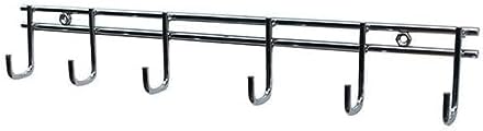 Lifespace Grill Utility Rack - 6 Hooks - Chrome Plated Mild Steel (1 Pack) by Lifespace