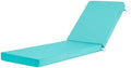 Basic Beyond Chaise Lounge Cushions Outdoor, 3-Layer Waterproof Outdoor Furniture Cushions with Removable Cover and 4 Ties, 72"x21"x3" Patio Lounge Chair Cushions for Outdoor Furniture, Teal by BasicBeyond