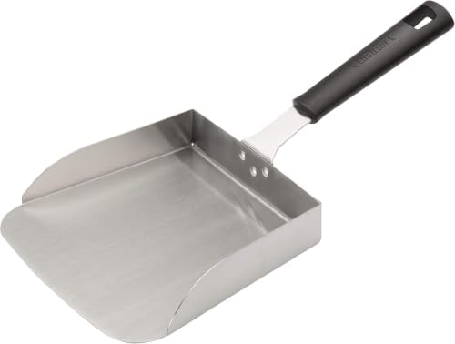 Cuisinart Griddle Food Mover - Extra-Large Stainless Steel Spatula for Rice,Vegetables and More,Perfect BBQ Tool,Cookouts,and Griddles,Large Scooper,5-cup Capacity Food Scoop,(Pack of 6) by Cuisinart