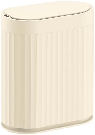 ELPHECO 2 Gallon Sensor Trash Can, Automatic Lid, Beige by ELPHECOUSA