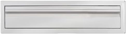 24" W Outdoor Kitchen Drawer Stainless Steel BBQ Single Drawer Flush Mount for Outdoor Kitchen Island(Overall Size:24" W x 6.5"H x 23" D inch) - Image 5