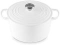 Le Creuset Enameled Cast Iron Signature Deep Round Oven, 6.5 qt., White by Unknown
