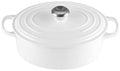 Le Creuset Enameled Cast Iron Oval Dutch Oven, 2.75 qt., White by Unknown