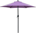 Sunnyglade 7.5' Patio Umbrella Outdoor Table Umbrella Tilt Crank Purple by Sunnyglade