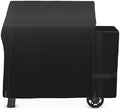 Grill Cover for Weber Searwood XL 600 Pellet Grill,All-Weather-Resistant Outdoor Protection Heavy-Duty 600D Waterproof BBQ Smoker Cover Fits Model 3400146, Black by WelcometoFlameDuty