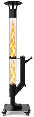 Outdoor Pellet Heater, 64 Inch Wood Pellet Rocket Stove by Unknown