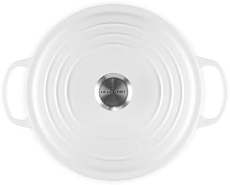 Le Creuset Enameled Cast Iron Signature Deep Round Oven, 6.5 qt., White - Image 2