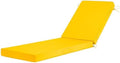 Basic Beyond Chaise Lounge Cushions Outdoor, 3-Layer Waterproof Outdoor Furniture Cushions with Removable Cover and 4 Ties, 72"x21"x3" Patio Lounge Chair Cushions for Outdoor Furniture, Yellow by BasicBeyond
