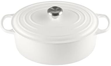 Le Creuset Enameled Cast Iron Oval Dutch Oven, 6.75 qt., White by Unknown