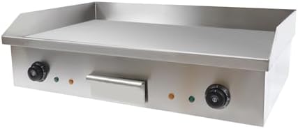 29" Commercial Electric Griddle, 3000W 110V Countertop Flat Top Grill, Non-Stick Stainless Steel, Adjustable Temperature – Heavy Duty for Restaurants, Outdoor Cooking, BBQ - Image 2