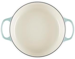 Le Creuset Enameled Cast Iron Round Wide Dutch Oven, 3.5 qt., Sea Salt - Image 3