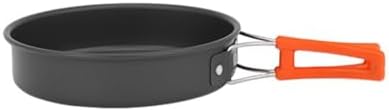 Non-Stick Camping Frying Pan Alumina Lightweight Cooking Skillet With Foldable Handle For Outdoor Hiking Backpacking(medium) - Image 3