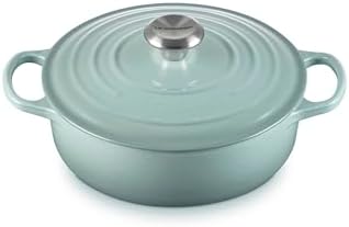 Le Creuset Enameled Cast Iron Round Wide Dutch Oven, 3.5 qt., Sea Salt by Unknown