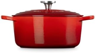 Le Creuset Enameled Cast Iron Round Dutch Oven, 4.5 qt., Cerise/Crucible - Image 4