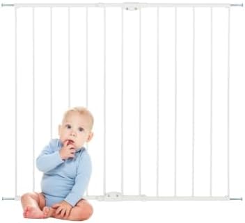 Toddleroo Easy Swing & Lock Baby Gate for Top of Stairs: 36" Tall, White by ToddleroobyNorthStates