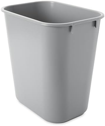 Rubbermaid Commercial Products Wastebasket, Gray, 3.25-Gallon - Image 2