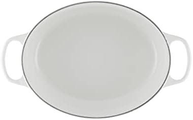 Le Creuset Enameled Cast Iron Oval Dutch Oven, 6.75 qt., Marble - Image 4