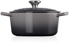 Le Creuset Enameled Cast Iron Round Dutch Oven, 2 qt., Oyster - Image 3