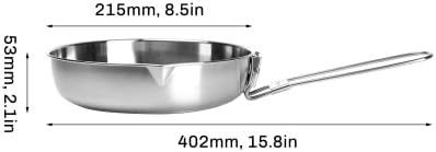 Fire-Maple Antarcti 8" Frying Pan | SUS 304 Stainless Steel Skillet - Image 2