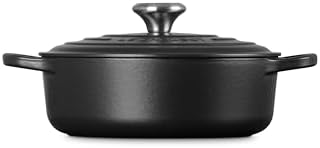 Le Creuset Enameled Cast Iron Round Wide Dutch Oven, 3.5 qt., Licorice - Image 4
