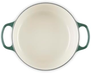 Le Creuset Enameled Cast Iron Round Dutch Oven, 4.5 qt., Artichaut/Crucible - Image 3