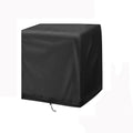 End Tables Cover, Waterproof Sun Dust Protection with Drawstring, Fits Square Small End Bedside Table, Deck Balcony Furniture Protector, Black-14.8"D x 11"W x 30"H by Aidetech