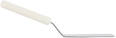Dexter Russell S285-3 Sani-Safe 16433 Hamburger Turner, 4" x 3" Heavy-Duty Solid Stainless Steel Beveled Offset Blade, Grill Spatula with Textured Polypropylene White Handle, NSF Certified, USA Made - Image 3