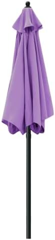 Sunnyglade 7.5' Patio Umbrella Outdoor Table Umbrella Tilt Crank Purple - Image 6