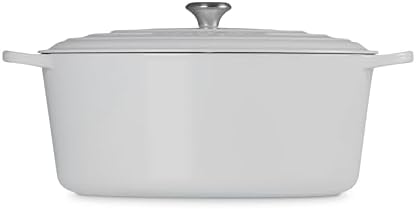Le Creuset Enameled Cast Iron Oval Dutch Oven, 15.5qt., White - Image 4