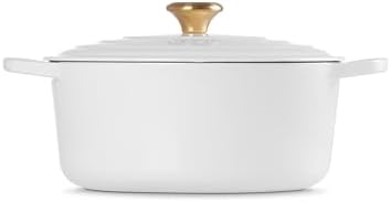 Le Creuset Enameled Cast Iron Round Dutch Oven, 7.25 qt., White - Image 5