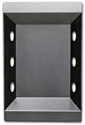 Mont Alpi Stainless Steel Lightweight Charcoal Tray Smoker Basket Holder Pan - Zone Cooking for any MAi805 / MAI400 / MA-957 / MABI805 / MABI400 / Artwood Outdoor Kitchen Island BBQ Gas Grill - MACT by MontAlpi