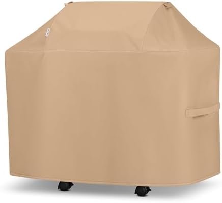 Unicook Grill Cover Heavy Duty Waterproof UV Resistant 48 Inch, Light Brown by UNICOOK