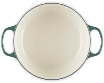 Le Creuset Enameled Cast Iron Round Dutch Oven, 5.5 qt., Artichaut/Crucible - Image 3