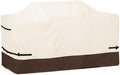 Extra Large Grill Cover Waterproof for Outdoor Kitchen Island Beige&Brown by Osileyo