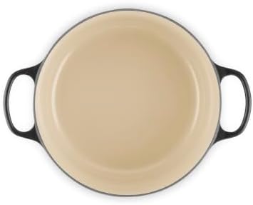 Le Creuset Enameled Cast Iron Round Dutch Oven, 7.25 qt., Licorice/Crucible - Image 3