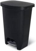 Glad Trash Can with Clorox Odor Protection | Plastic Bin, 13 Gal, Black by GladTrashFoodStorage