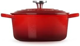 Le Creuset Enameled Cast Iron Round Dutch Oven, 2 qt., Cerise/Crucible - Image 4