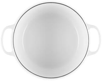 Le Creuset Enameled Cast Iron Signature Deep Round Oven, 6.5 qt., White - Image 3