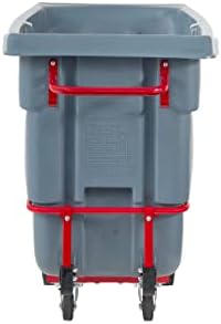 Rubbermaid Commercial Products Tilt Truck, 1/2 Cu Yd, 850lbs Cap, Gray - Image 4