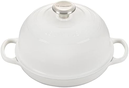 Le Creuset Enameled Cast Iron Round Bread Oven, 9.5 inch, White by Unknown