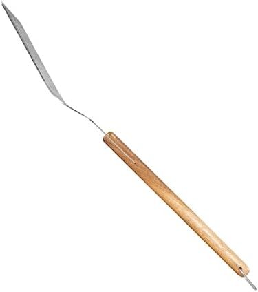 BBQ-AID Pro BBQ Metal Spatula - 17" Barbecue Spatula Stainless Steel with Serrated Knife Edge - Acacia Wood Handle - Heavy Duty Built to Last - Image 2