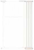 Lumizone 55.12" Extra Tall Pet Gate Extension Kit 8.27" Wide Cream by Lumizone