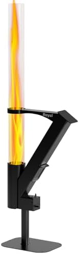 Rayzi 58 Inch Rocket Stove，Decorative Wood Pellet Heater，Outdoor Fireplace by Rayzi