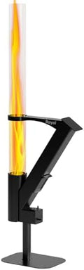 Rayzi 58 Inch Rocket Stove，Decorative Wood Pellet Heater，Outdoor Fireplace by Rayzi