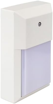 LIT-PaTH Outdoor Wall Light Fixture, Aluminum, LED 5000K, White, 1 Pack by LIT-PaTH