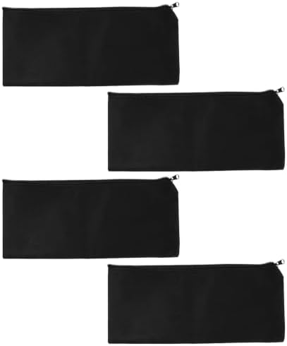 4pcs Barbecue Tool Storage Bag, Canvas Pouch for Portable Carry by Toddmomy